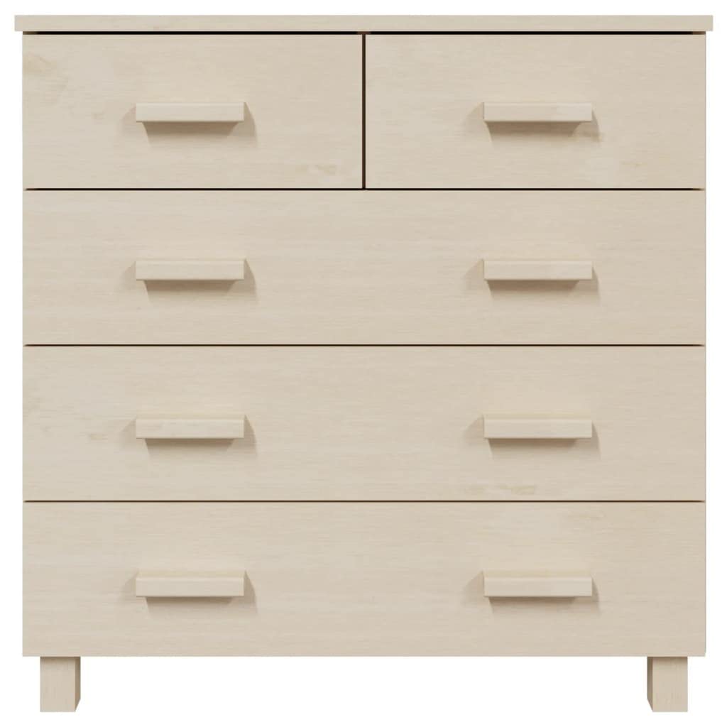 vidaXL Sideboard Honey Brown 31.1&quot;x15.7&quot;x31.5&quot; Solid Wood Pine