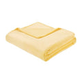 Intelligent Design Microlight Plush Luxury, Oversized Throw Blanket, Premium All Season Cover For Bed, Couch, Full/Queen, Yellow