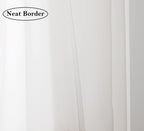 Pi Beige Sheer Tier Curtains 30 Inches Length With Grommet,Short Half Window Curtain Voile Textured For Kitchen/Bathroom/Farmhouse/Basement 2 Panels (W42Xl30,Beige)