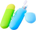 Cyrox Travel Toothbrush Holder Box Toothpaste Holder Organizer Box | Travel Hiking Camping Toothbrush Holder Case Box  Assorted