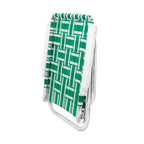 Lawn Chair Usa Green And White Stripe Beach Chair - Lightweight, Durable, And Perfect For Beach Lounging