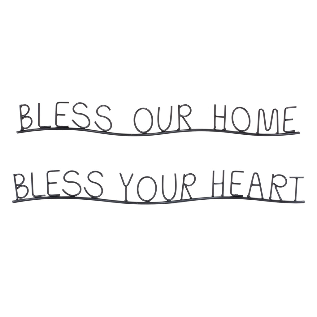 Bless Home And Heart Decor (Set Of 4)