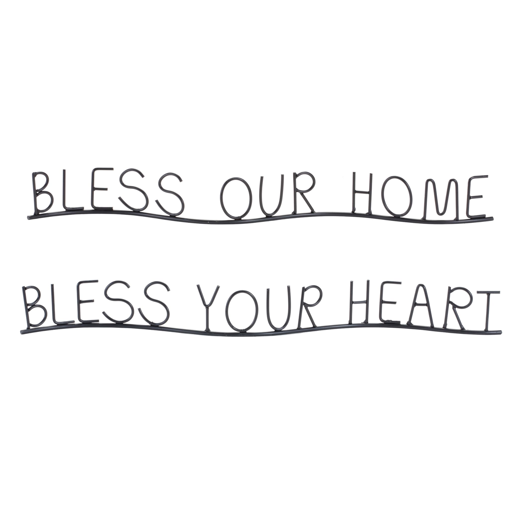 Bless Home And Heart Decor (Set Of 4)