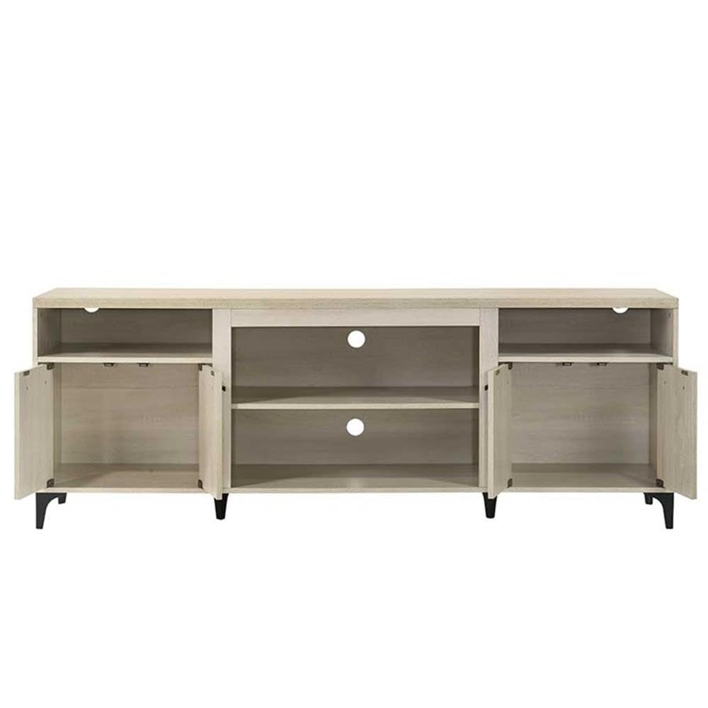 LILOLA LIVING Evander 70&quot; W Oak Finish 4-Door TV Stand