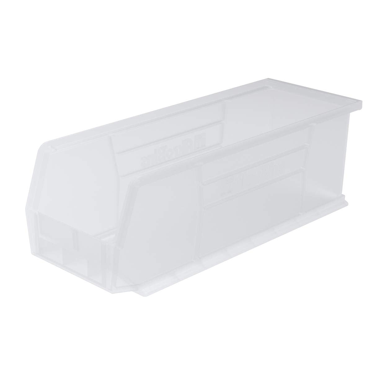 Akro-Mils 30234 AkroBins Plastic Hanging Stackable Storage Organizer Bin, 15-Inch x 5-Inch x 5-Inch, Clear, 12-Pack