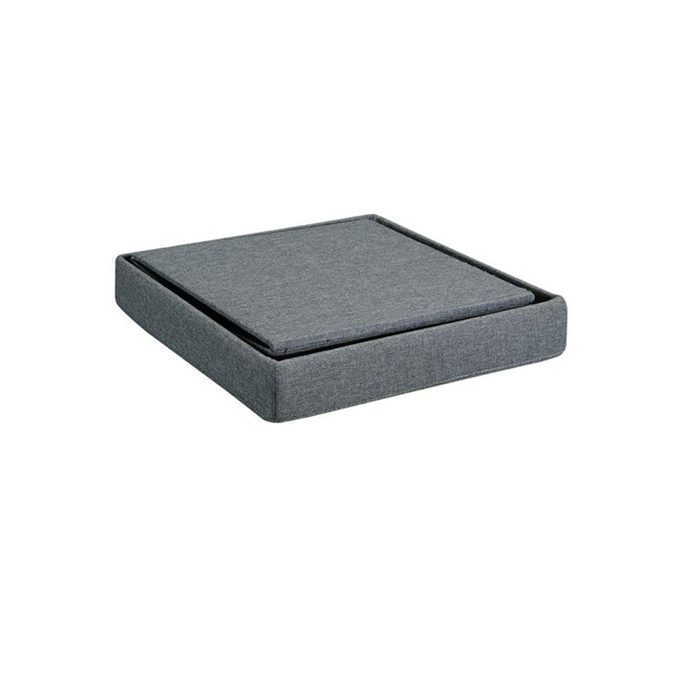 Lilola Home Vinny Rustic Brown Wood Grain 5 Piece Coffee Table Set with Raised Edges