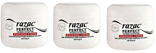 Razac Perfect for Perms Finishing Creme Daily Hairdressing and Scalp Conditioner, 4 Ounce (3 Pack)