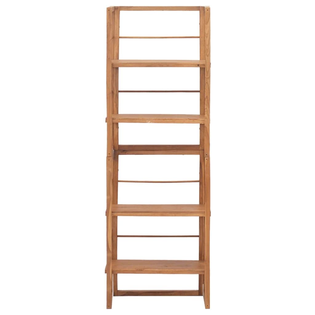 vidaXL Shelving Unit - Solid Teak Wood - Adjustable Shelves - Easy Assembly - Safe and Sturdy - 23.6&quot;x11.8&quot;x70.9&quot;