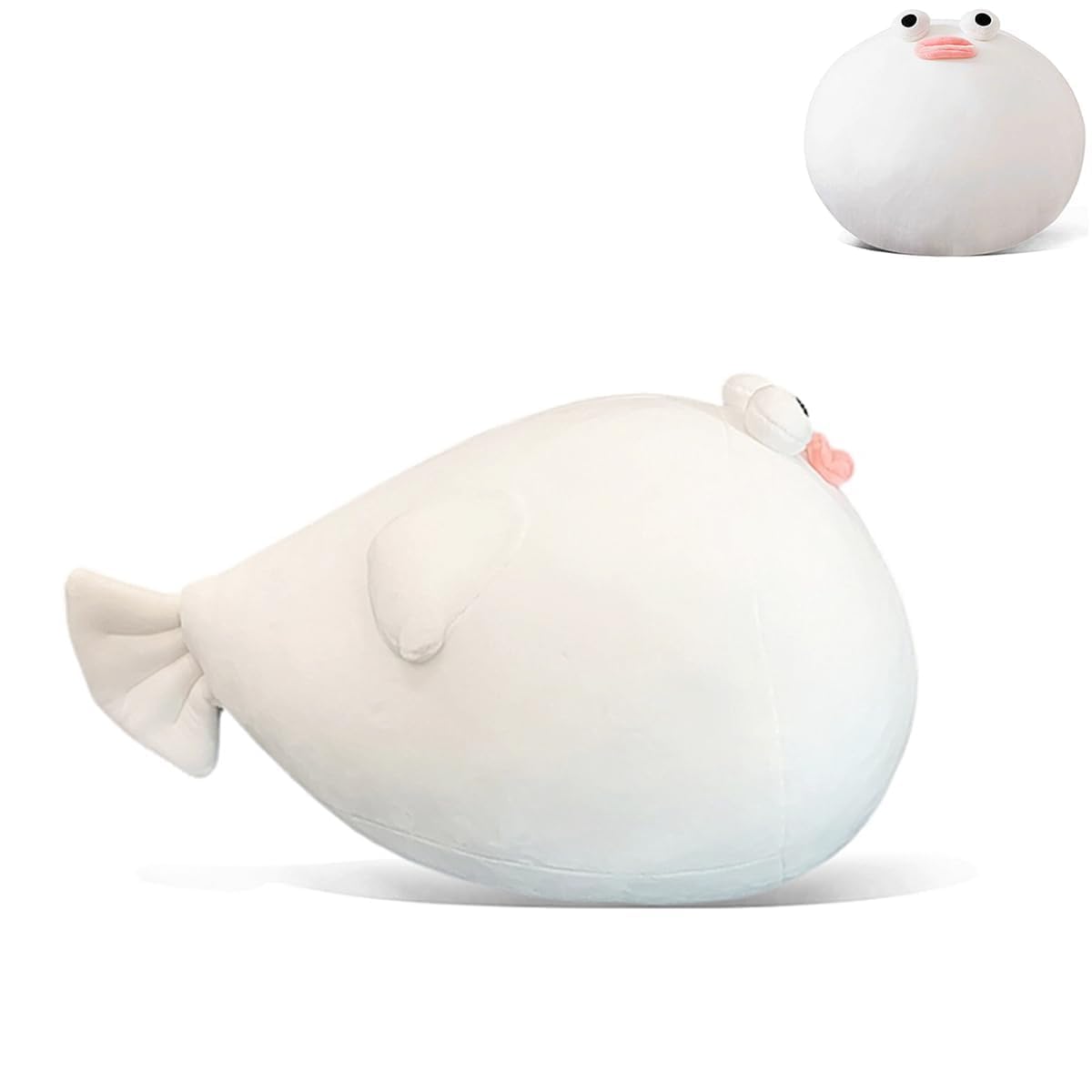 Goylmc Puffer Fish Plush Pillow - 24.5 Inch Puffer Fish Stuffed Animal Plush - Birthday For Girls Boys Adults