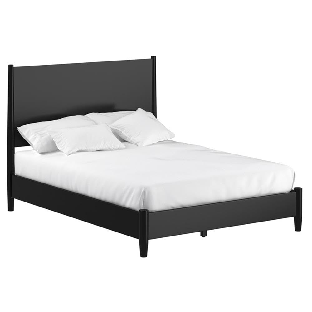 Alpine Furniture Flynn Bed, Queen, Black