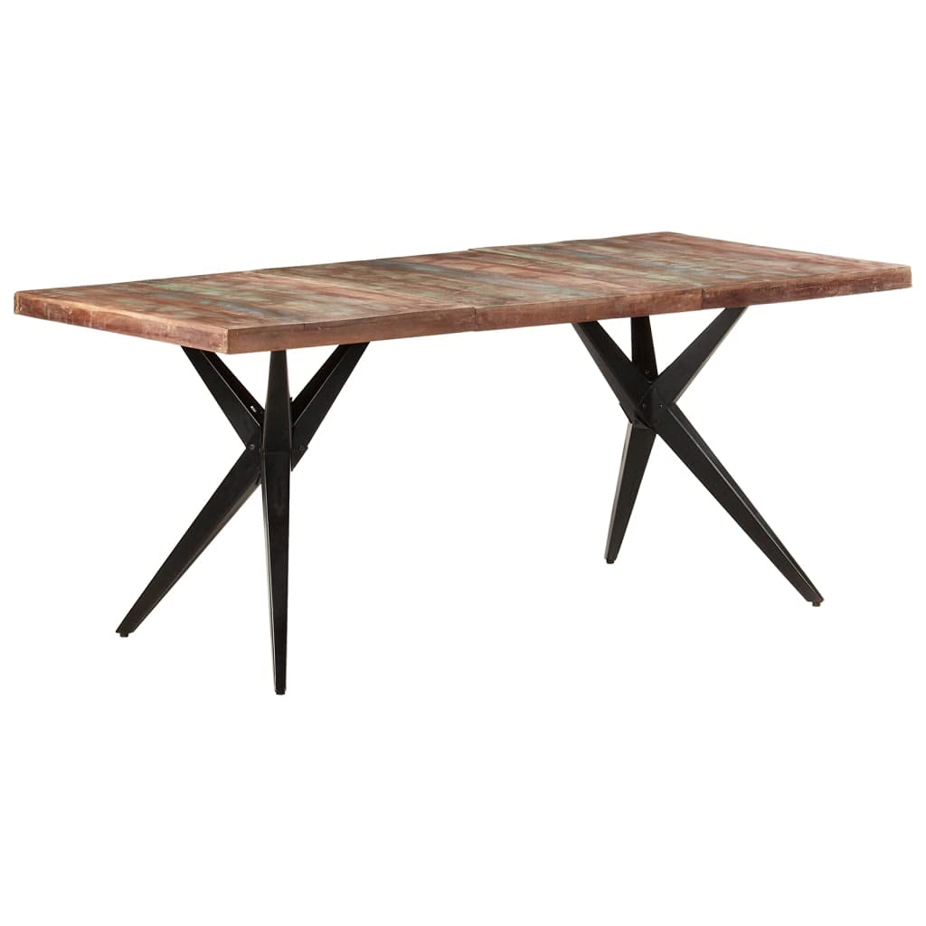 vidaXL Dining Table Solid Reclaimed Wood Wooden Dining Table Kitchen Table Dinner Table Dining Room Kitchen Home Furniture 70.9&quot;x35.4&quot;