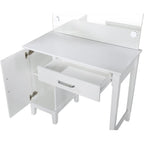 Coaster Home Furnishings Vanity Set with LED Lights White and Dark Grey