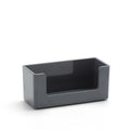Poppin Business Card Holder, Holds Up To 90 Cards, Lacquer-Like Finish, Easy-Access Open Front, Sturdy Business Card Organizer,