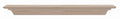 Pearl Mantels 418-72 Homestead Mantel Shelf, 72-Inch, Unfinished, 72 Inch