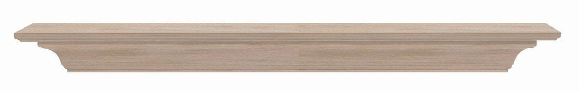 Pearl Mantels 418-72 Homestead Mantel Shelf, 72-Inch, Unfinished, 72 Inch