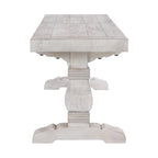 Kosas Home Quincy 66&Quot; Transitional Solid Pine Wood Bench In Nordic Ivory