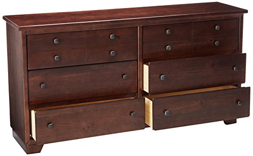 Progressive Furniture Diego Dresser, 62&quot; X 18&quot; X 34&quot;, Espresso Pine