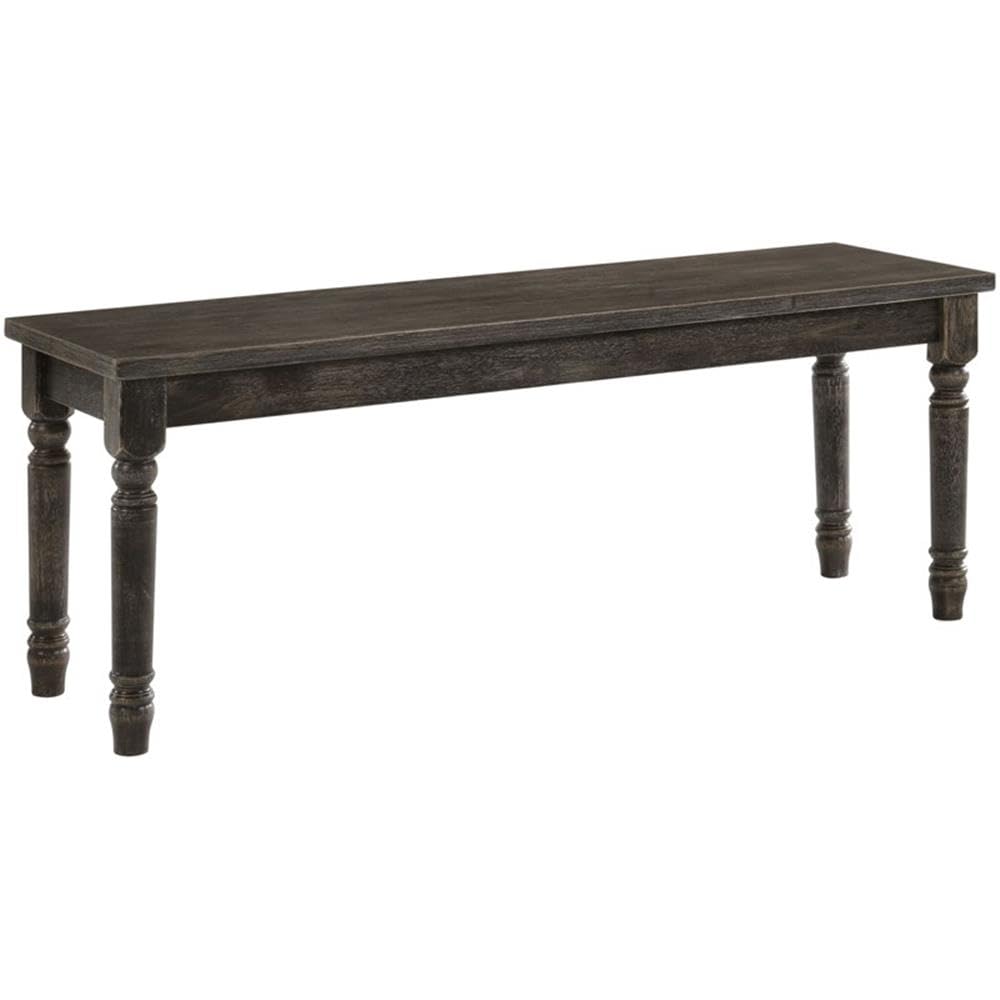 Acme Claudia II Bench in Weathered Gray