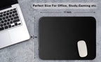 Tonos Black Mouse Pad 11 X 8.7 X 0.1 In. Basic Big Mouse Pad With Stitched Edges And Non-Slip Rubber Base, Premium-Textured Mous