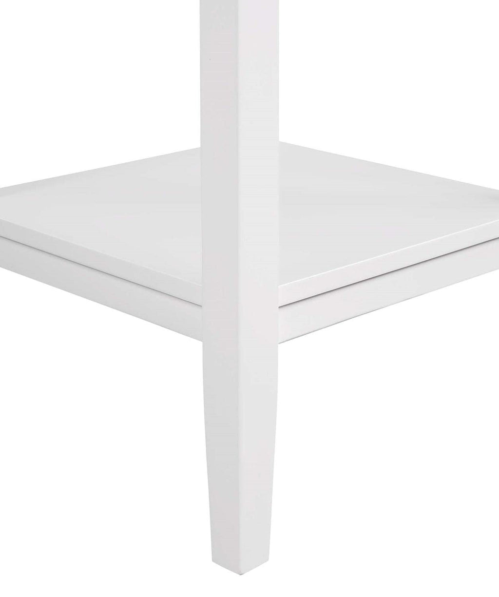 Convenience Concepts Ledgewood End Table, Driftwood / White, 18 in x 18 in x 26 in