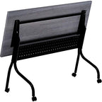 Lorell, LLR59487, Charcoal Flip Top Training Table, 1 Each