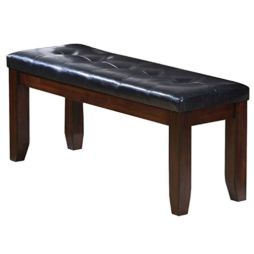 Acme Urban Faux Leather Tufted Dining Bench