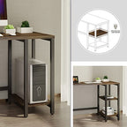 Lorell LYS SOHO Metal Frame Desk - 47.3" x 19.8" x 29.5"