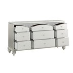 Acme Maverick 9-Drawer Wooden Dresser in White Platinum