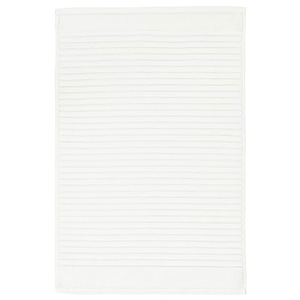 IKEA ALSTERN Dry Fast Water Absorbent and Machine Washable AntiSlip Microfiber Soft Bath Mat 40X60 cm (White)