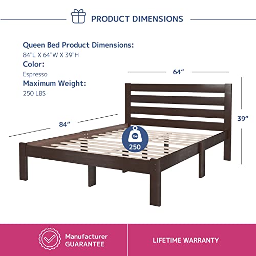 Acme Furniture Kenney Queen Wood Bed In Espresso Brown