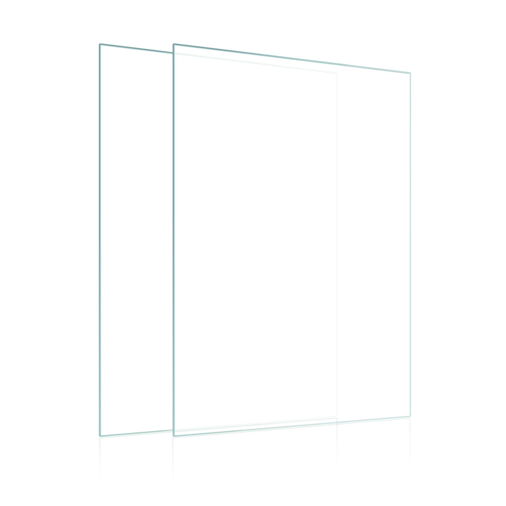 Egofine 8.5x11 Heat-Strengthened Glass Replacement for Picture Frame (Crystal Clear, 2 Pack), Replacement Glass for 8.5 by 11 Ph