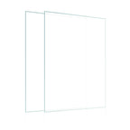 Egofine 8.5x11 Heat-Strengthened Glass Replacement for Picture Frame (Crystal Clear, 2 Pack), Replacement Glass for 8.5 by 11 Ph