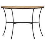vidaXL Side Table 43.3"x15.7"x30.3" Solid Mango Wood