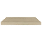 Vidaxl Floating Wall Shelves 2 Pcs Oak 23.6''X9.3''X1.5'' Mdf