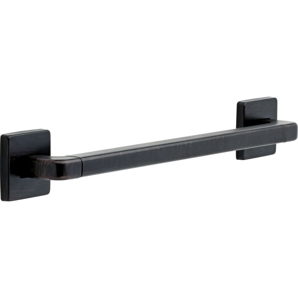 Delta 41918-RB Modern Angular Decorative ADA 18 in. x 1.25 in. Grab Bar, Venetian Bronze