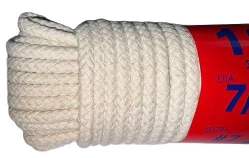 #7 7/32'' X 100 Ft Scottie Cotton Clothesline White