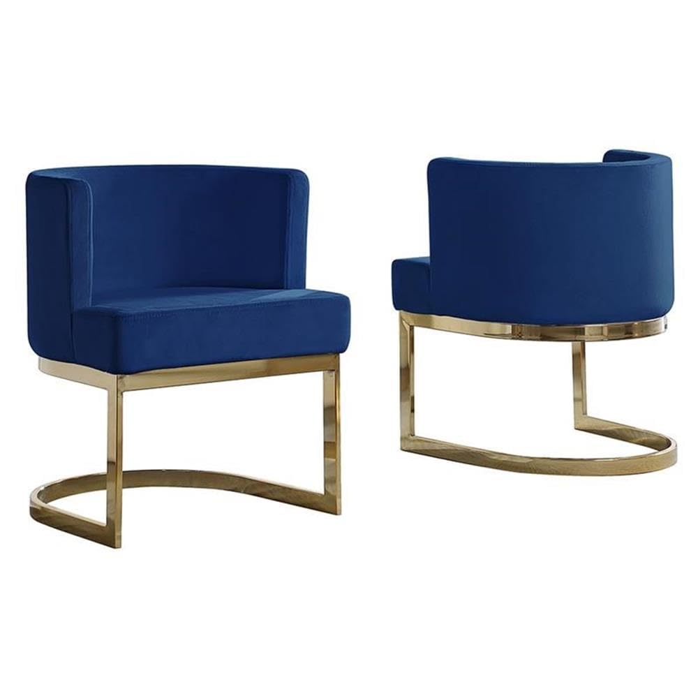 Best Quality Furniture Side Chair, Navy Blue