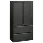 Hon Company Lateral File,W/ Storage,36"X19-1/4"X67",Charcoal