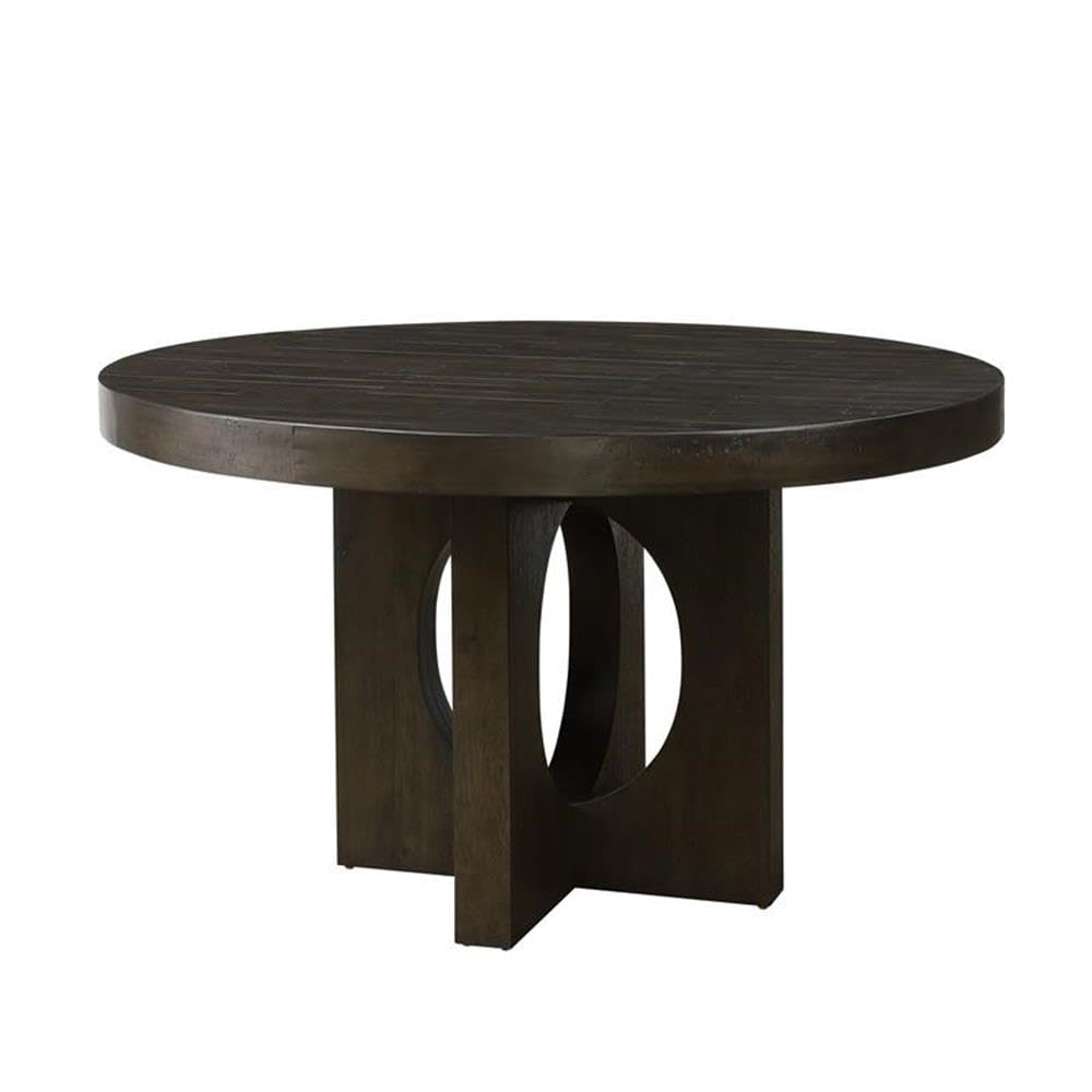 Haddie Wood Round Dining Table