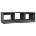 vidaXL Coffee Table Gray 43.3"x19.7"x13.4" Solid Pinewood