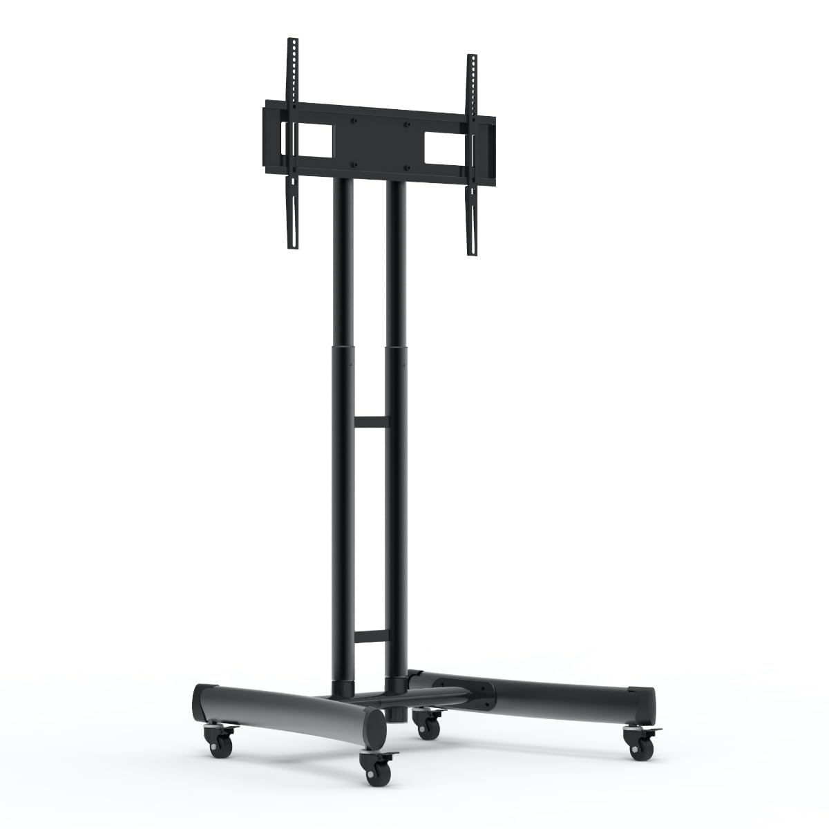 LUXOR Adjustable Height Rolling TV Stand