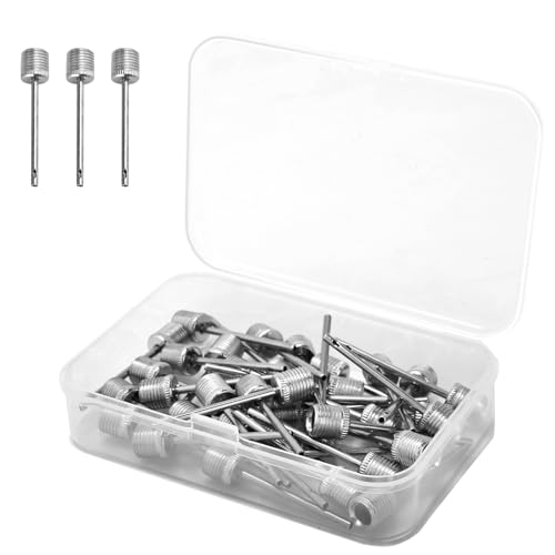 Homepa 35Pcs Air Pump Needle, Inflation Needle For Basketball, Soccer Ball, Volleyball, Football Or Rugby Balls Us Replacement B