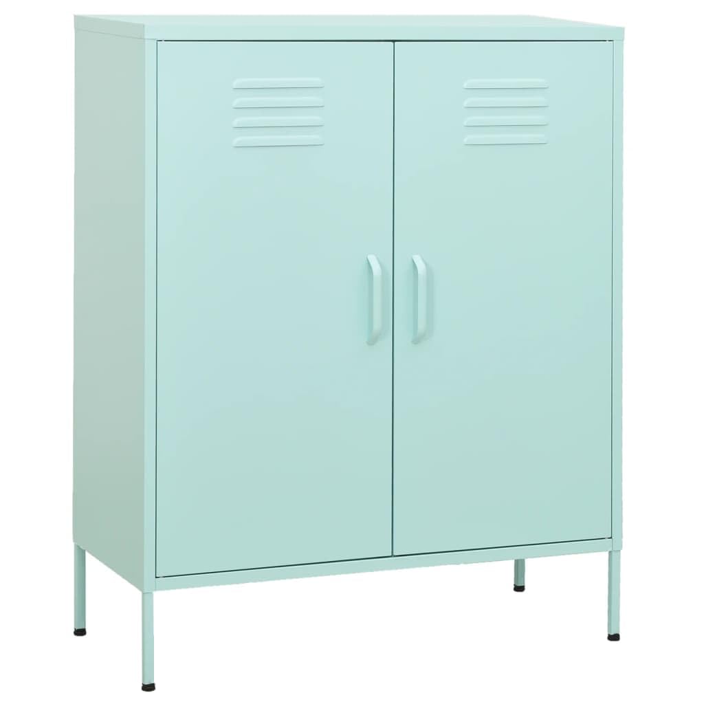 vidaXL Storage Cabinet Mint 31.5&quot;x13.8&quot;x40&quot; Steel