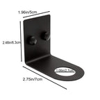 Bijun Soap Bottle Dispenser Holder Wall Mounted, Hand Pump Bottles Dispenser Stand Hanging Rack Shampoo Standing Shelf Storage H