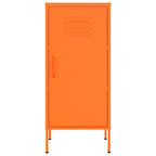vidaXL Storage Cabinet Orange 16.7"x13.8"x40" Steel