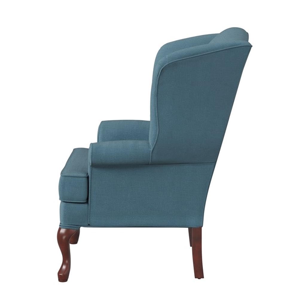 Comfort Pointe Erin Wing Back Chair - Blue