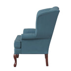 Comfort Pointe Erin Wing Back Chair - Blue