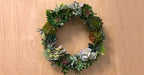 Fantastic Fall Floral Garden Wire Metal Wreath Form - 8 Inch Diameter - 2 Count
