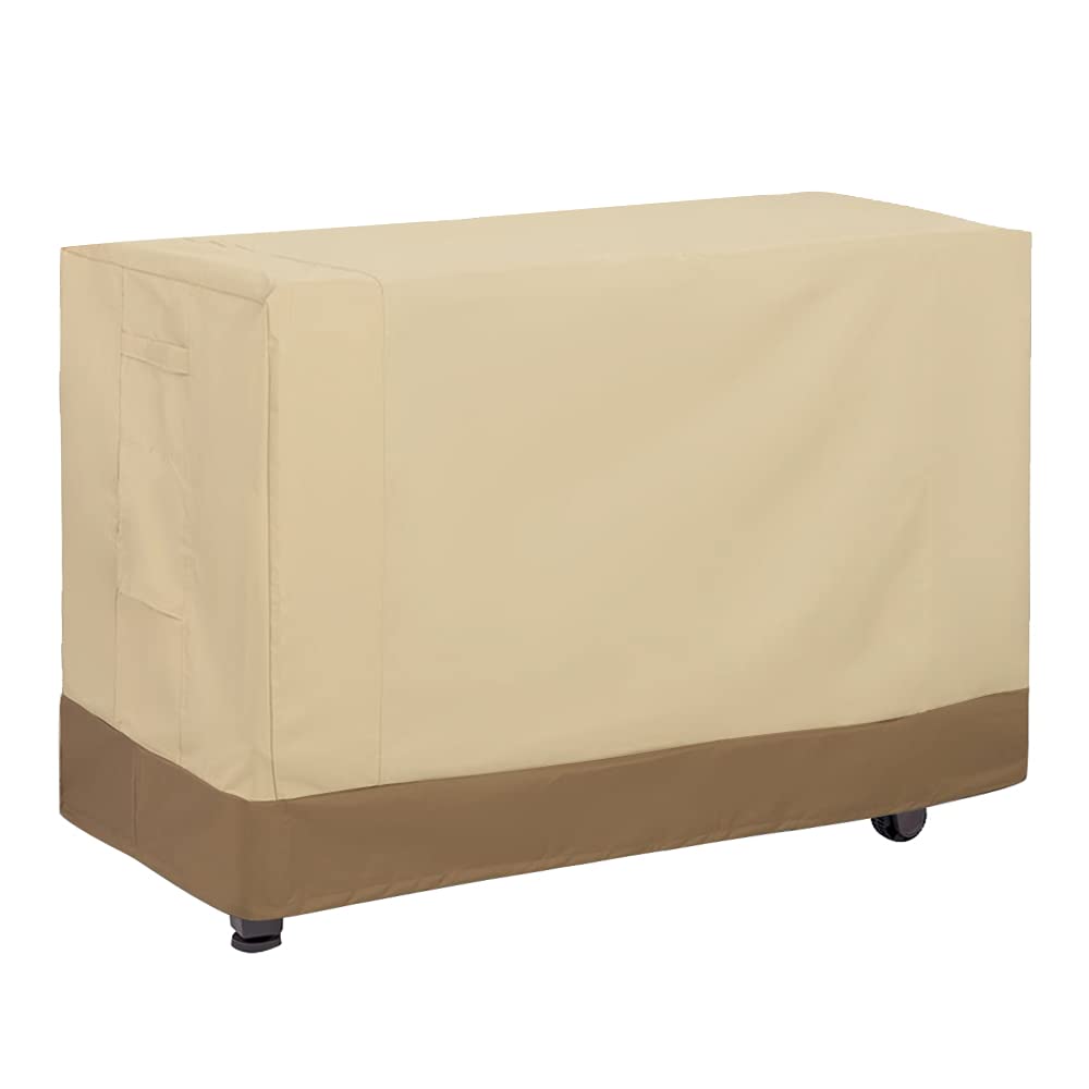 Cozzka 52 Inch Outdoor Prep Table Cover For Keter Unity Xl Portable Outdoor Table And Storage Cabinet Heavy Duty Waterproof Uv R