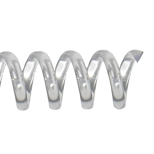 Trubind 32Mm (1-1/4 In.) Spiral Binding Coils For Reports, Presentations And Proposals | 4:1 Pitch | 12 In. Length | Clear | 280